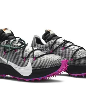 Off-White x Nike Vapor Street Laser Fuchsia Sneakers